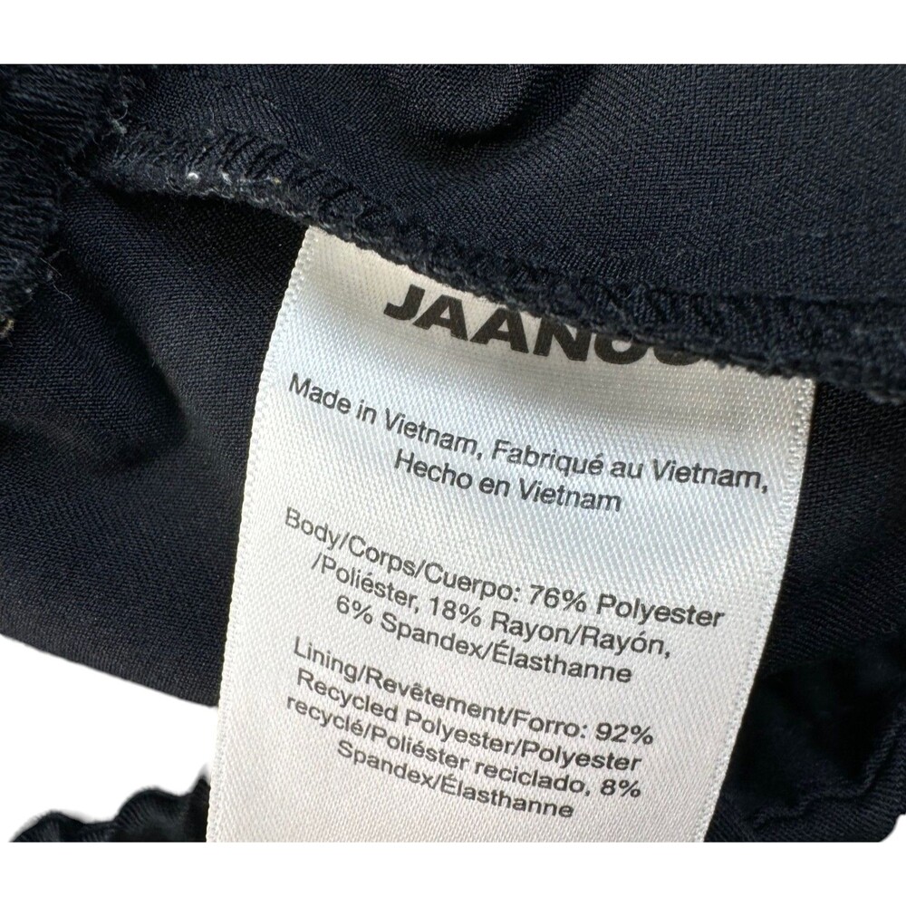 Jaanuu Scrub LOT Women's Medium Tall Black Top Pants Savi Tuck-In Stand-Collar - Picture 9 of 16